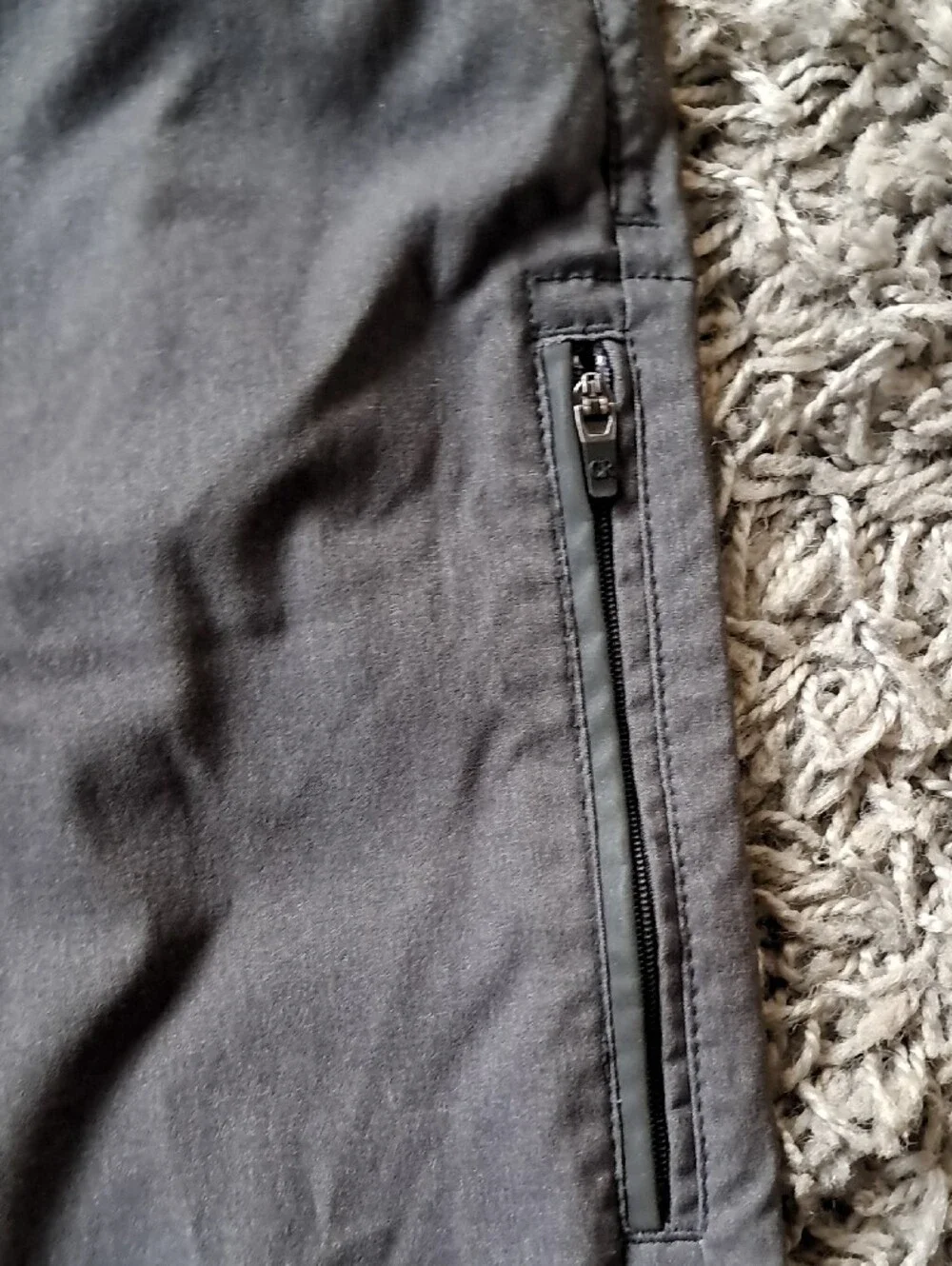 Club Ride Apparel Men's Charcoal Stretch Chinos